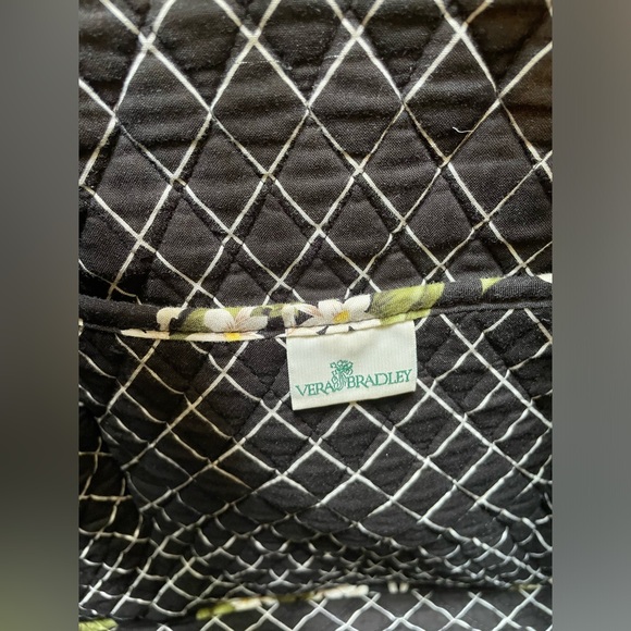 Vera Bradley black floral tote bag - Picture 5 of 6